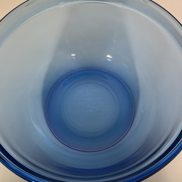 Anchor Hocking Ovenware mixing bowl cobalt blue 2.5 quart 1058 USA - Picture 5 of 9